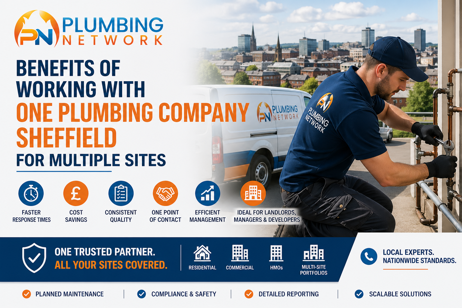 One Plumbing Company Sheffield for Multiple Sites