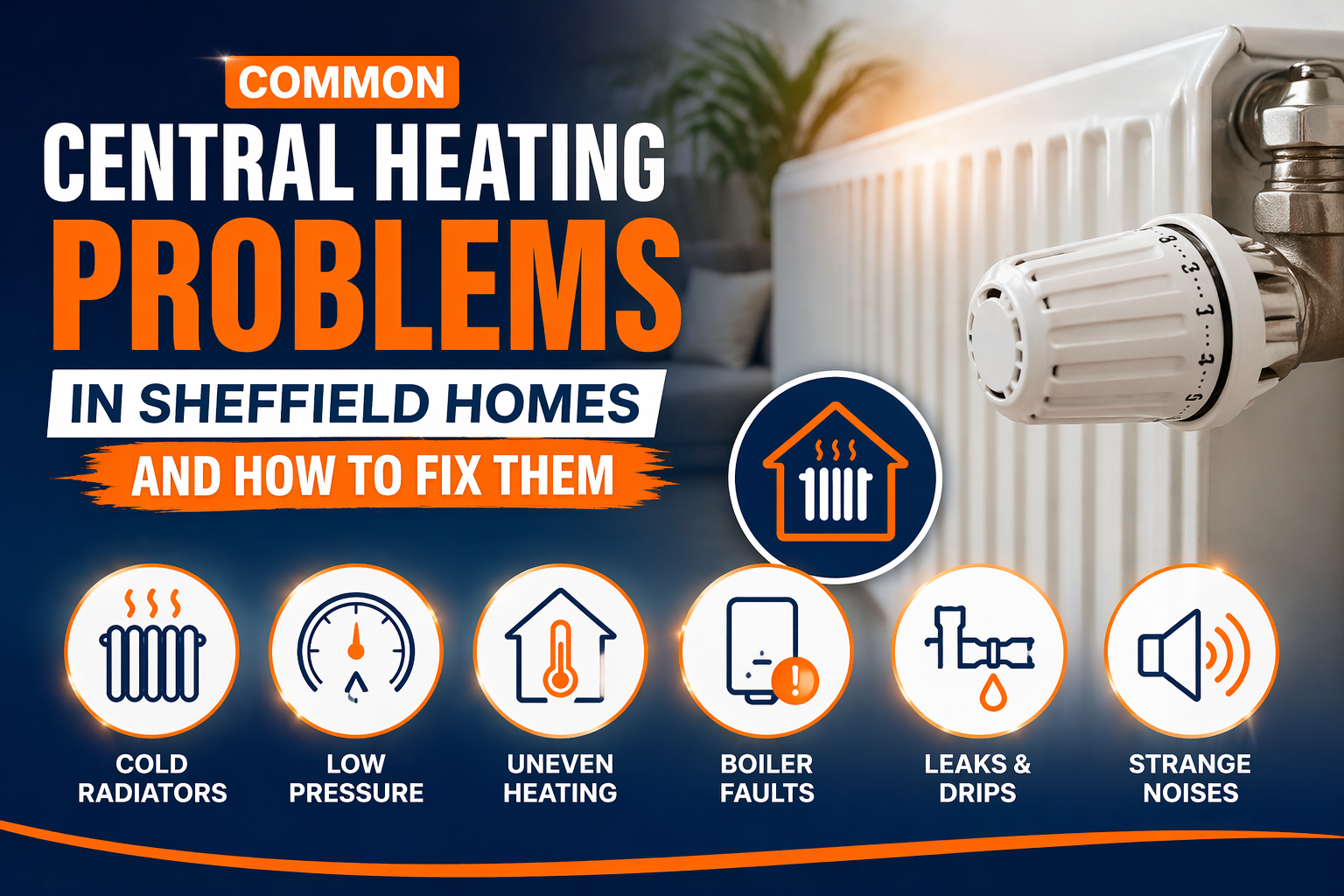 Common Central Heating Problems in Sheffield