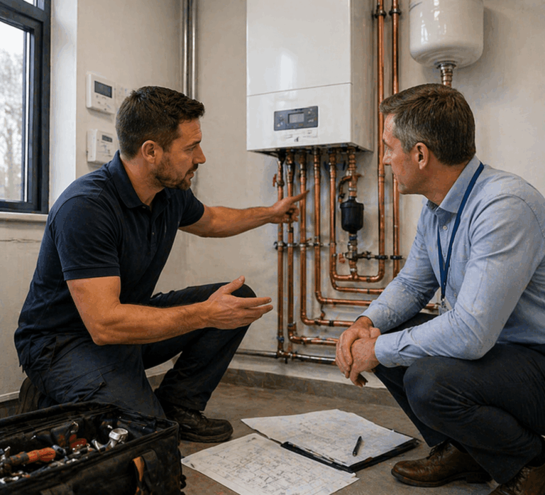 full heating system installation in Sheffield